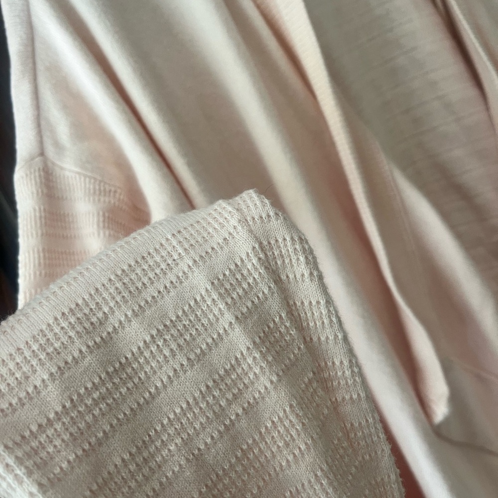 Women's Pink Drape Cardigan - Picture 5 of 5